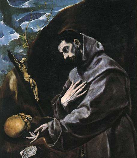 St Francis Praying